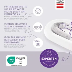 Air nest formindsker grey melange Børn Sengerande