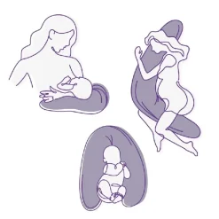 Ammepude beige melange Børn Ammepuder