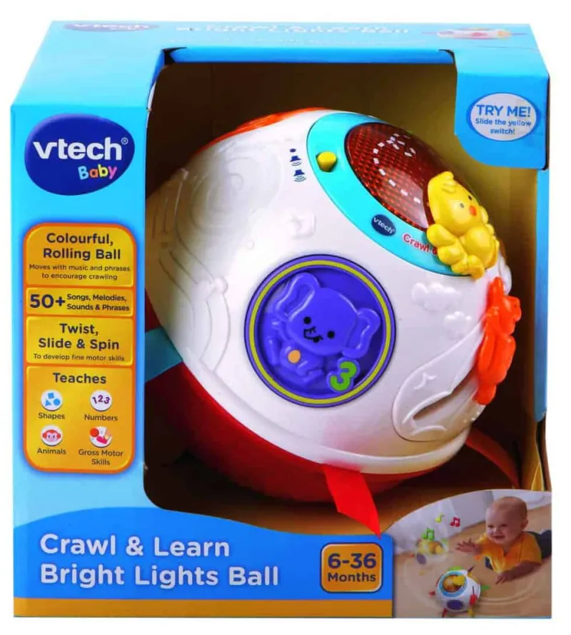 New Vtech Baby kravle - og lærebold Aktivitetslegetøj|Bolde