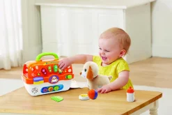 New Vtech Baby transportboks m. plyshvalp DK Aktivitetslegetøj