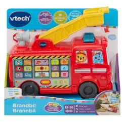 Clearance Vtech Rescue Buddies Brandbil DK/NO Aktivitetslegetøj