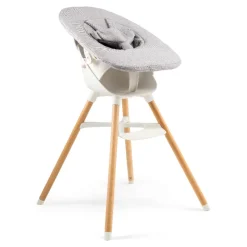 Outlet Newborn - Vanilla/Natural/Gray Børn Højstole|Børnemøbler